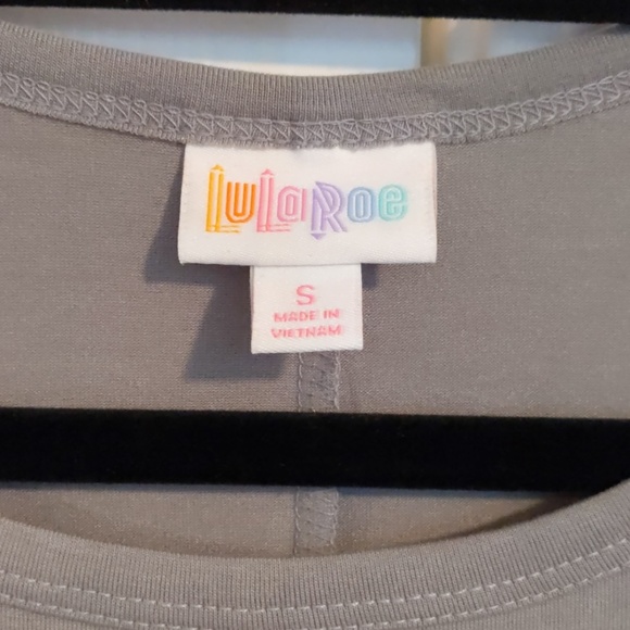 Luluroe Small Carly Grey Dress - Picture 2 of 4